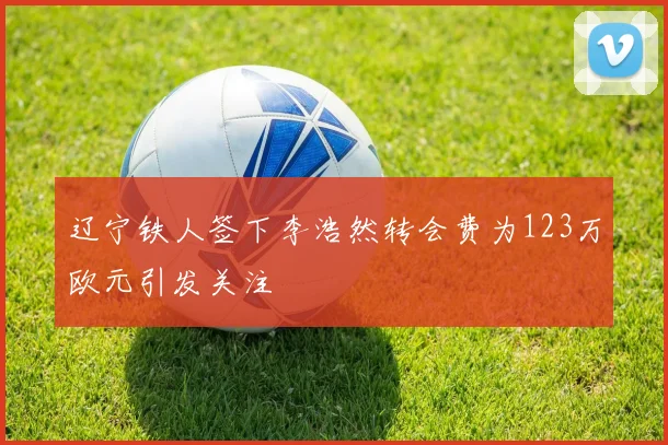 辽宁铁人签下李浩然转会费为123万欧元引发关注
